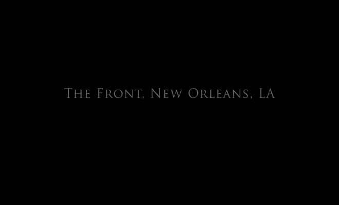 The Front, New Orleans, LA title page